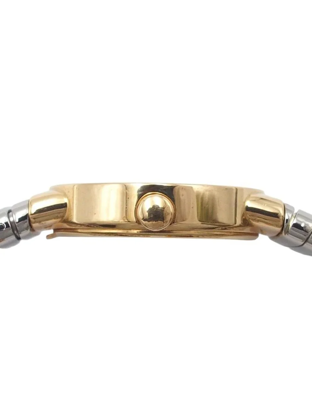 Bvlgari Tubogas Black 18K Yellow Gold SS Watch Quartz